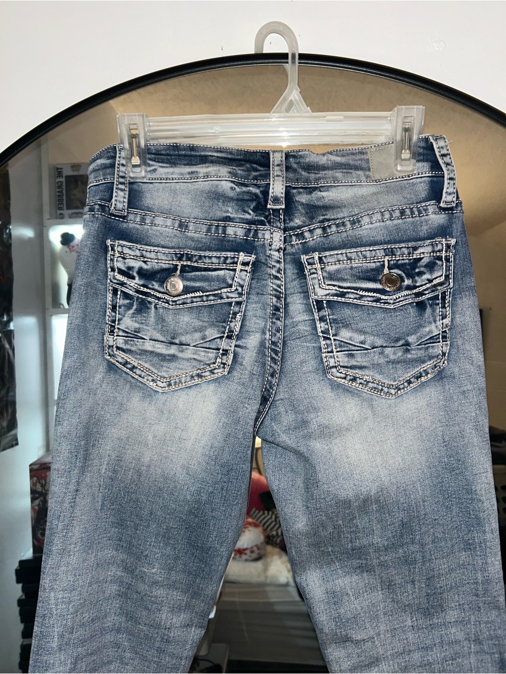 Daytrip Light Acid Wash Petite Skinny Jeans
